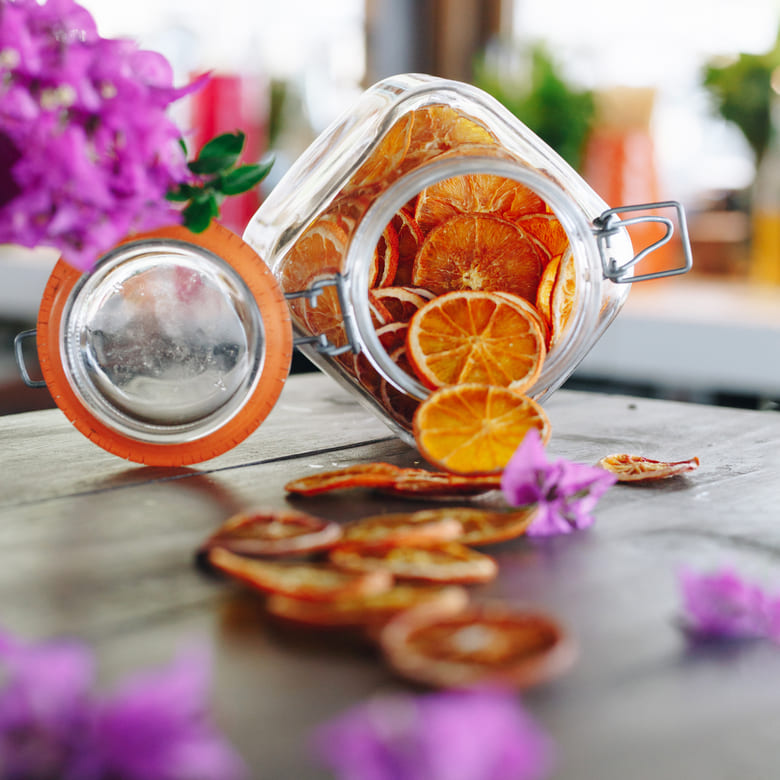 Koop gedroogd fruit voor cocktails