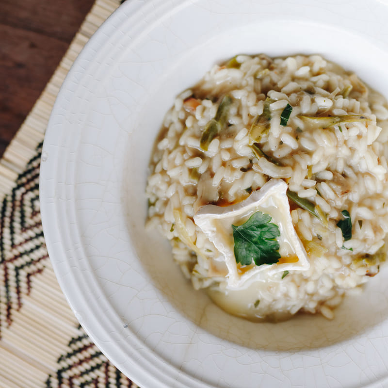 Risotto-Artischocken-Spargel-zubereitet